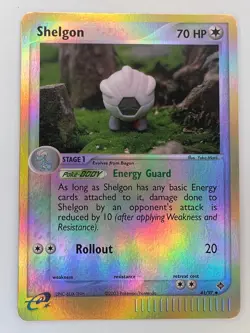 Shelgon 41/97 2003 EX Dragon Pokemon Card TCG Yuka Morii Reverse Holo - NM/VLP - Image 1