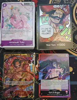 One Piece TCG - Gol.D.Roger Deck + 50 Extra Cards - Image 1