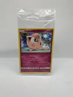 Build a Bear Pokemon Card Jigglypuff Promo Trading 71/111 2017 SEALED NEAR MINT - Image 1