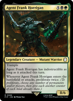 Agent Frank Horrigan Fallout PLD Rare MAGIC THE GATHERING MTG CARD ABUGames - Image 1