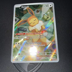 Eevee 173 Scarlet & Violet Promo Pokemon Card with Crimped Error - Image 3