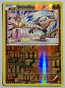Hitmonlee 47/83 (LP) Reverse Holo XY Series: Generations 2016 Pokemon Card - Image 1