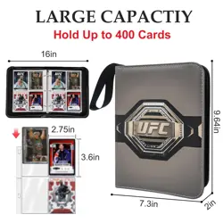 400 Pockets Card Binder for Cards,Portable Waterproof Storage Bag with Remova... - Image 3