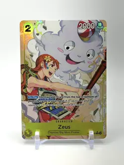 Zeus OP11-106 Nami Alternate Art One Piece Card English A Fist of Divine Speed - Image 1