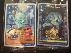 Shadow Milk Cookie P-063 + GingerBrave CookieRun Braverse TCG Promo Card ENGLISH - Image 1