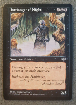MTG Harbinger of Night Mirage English Regular Rare UN-Played MINT CARD (DS3D1PE) - Image 1