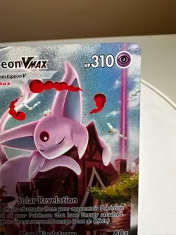 Pokemon TCG Fusion Strike Espeon VMAX Alt Art Secret Rare Holo Card 270/264 Rare - Image 4