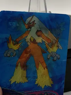 Pokemon Advanced Action Card Lenticular - Torchic Combusken Blaziken - Image 2
