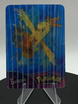 Pokemon Advanced Action Card Lenticular - Torchic Combusken Blaziken - Image 4