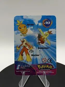 Pokemon Advanced Action Card Lenticular - Torchic Combusken Blaziken - Image 5