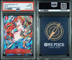 PSA 10 Nami ST01-007 C Storage Box Set Promo Japanese ONE PIECE Card Game - Image 2