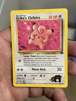 Erika's Clefairy 40/132 - Gym Challenge - Pokemon Card MP - Image 1