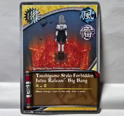 Tsuchigumo Style: Forbidden Jutsu #818 1st Edition Naruto TCG CCG Card - Image 1