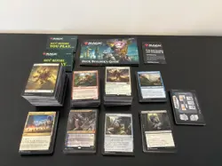 500+ Magic The Gathering Card Lot- Combined Deck Builder Starter Sets - Image 2