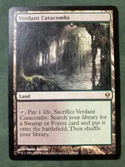 MTG English Verdant Catacombs NM Normal Zendikar - Image 1