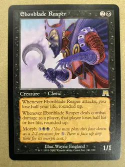 MTG 1x Ebonblade Reaper # 141 Onslaught Legacy Magic the Gathering Card x1 NM - Image 1