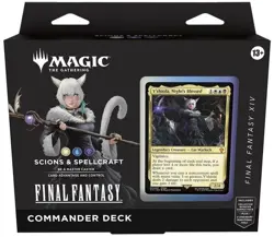 Magic The Gathering Final Fantasy XIV Commander Deck Scions & Spellcraft IN HAND 195166277004 - Image 1