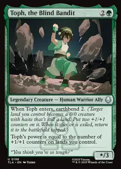 1x Toph, the Blind Bandit NM Eng MTG - Avatar The Last Airbender - Image 1