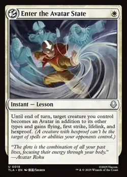1x Enter the Avatar State NM Eng MTG - Avatar The Last Airbender - Image 1