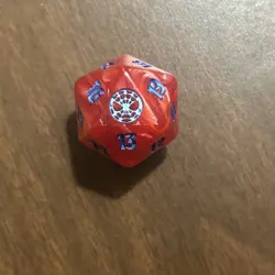 MTG Marvel's Spider-Man Oversized Spindown D20 Life Counter - Image 1
