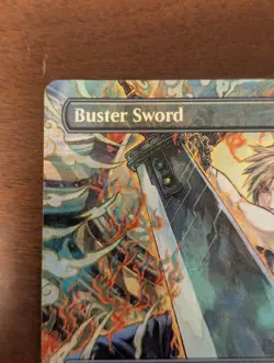Buster Sword (Borderless Foil) Final Fantasy | #0351 FIN (DETAILS IN DESC) - Image 4