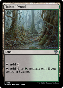 Tainted Wood [Commander Masters] Magic MTG - Image 1