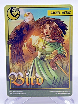 Game Knights The Command Zone Kickstarter Rachel Weeks Bird FOIL Token MTG Magic - Image 1