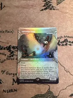MTG Salvation Swan Foil Showcase Bloomburrow NM - Image 1