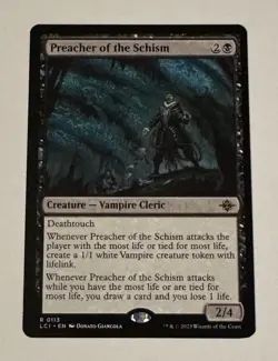 MTG Preacher of the Schism - The Lost Caverns of Ixalan LP - Image 1
