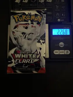 Very Heavy! 22.68g Pokemon TCG SV10.5 White Flare Booster Pack Sealed! - Image 1