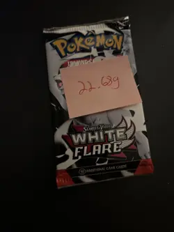 Very Heavy! 22.68g Pokemon TCG SV10.5 White Flare Booster Pack Sealed! - Image 4