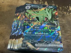 LOT OF (28) Tyranitar ex 064/131 Prismatic Evolutions Holo Collection Stamped Pr - Image 1