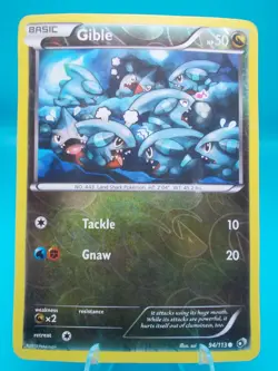 Gible 94/113 Legendary Treasures Pokemon TCG Reverse Holo Lightly Played - Image 1