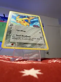 Pokemon Pikachu 79/110 Reverse Holo Rare EX Holon Phantoms 2006 - Image 4