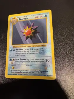 STARMIE 64/102 - Pokemon TCG 1999 Shadowless Base Set - Vintage WOTC - LP - Image 1