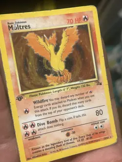 Moltres 12/62 Holo - Fossil 1st Edition - Pokemon TCG - Image 3