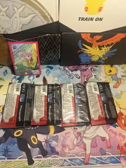 Pokemon TCG Scarlet Violet Temporal Forces Booster Packs Full Art Set 4 Pack - Image 2