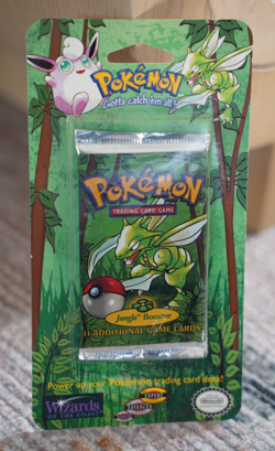 Pokemon Jungle Booster Blister Pack Scyther Artwork 1999 WOTC Factory Sealed - Image 1