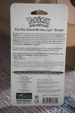 Pokemon Jungle Booster Blister Pack Scyther Artwork 1999 WOTC Factory Sealed - Image 2