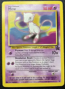 Pokemon Mew Black Star Promo #8 MP / HP - Image 1