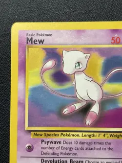 Pokemon Mew Black Star Promo #8 MP / HP - Image 3