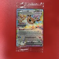 Pokemon Prismatic Evolutions Eevee ex 075/131 Surprise Box Stamped Sealed - Image 1