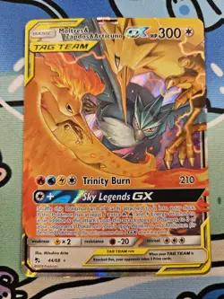 Pokemon TCG: Moltres & Zapdos & Articuno GX Ultra Rare (44/68) Hidden Fates NM - Image 2