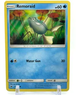 Pokemon Sun & Moon Crimson Invasion 22/111 Remoraid 4X Mint/NM 4 Card Playset X4 - Image 2