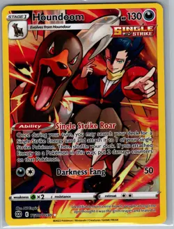 Houndoom TG10/TG30 Brilliant Stars Trainer Gallery - Pokemon Card - NM - Image 1