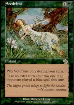 Seedtime - Heavy Play MTG Judgment - Image 1