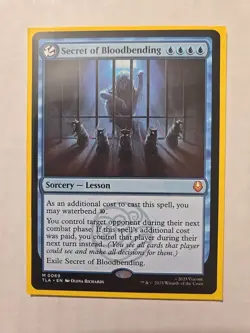 Secret of Bloodbending - Avatar - NM - Mythic - Sorcery Lesson - MTG - Image 1