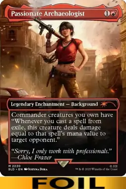 1x - Passionate Archaeologist - FOIL BORDERLESS #2220 - Secret Lair: Playstation - Image 1