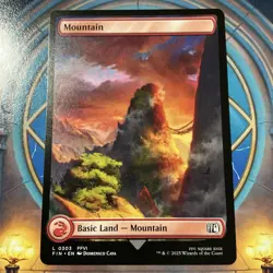 1x - MOUNTAIN - #303 - Regular FULL ART - Final Fantasy - M/NM MTG - Image 1