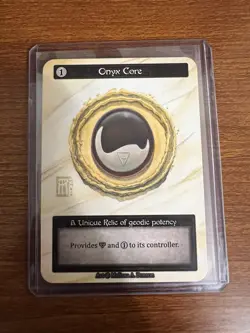 Sorcery Contested Realm Onyx Core Beta Unique Non Foil N/M - Image 1